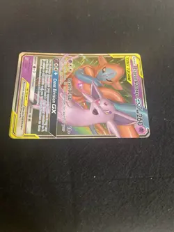 Pokemon Espeon & Deoxys GX TAG TEAM Ultra Rare Holo Card SM-Unified Minds 72/236 - Image 2