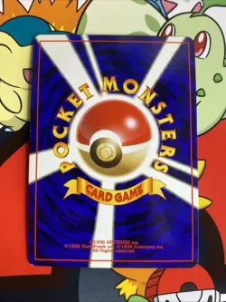 Misty's Seadra Pokemon card No.117 Holo Japanese Swirl LP - Image 4