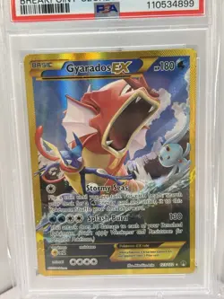 2016 POKEMON XY BREAKPOINT SECRET #123 FULL ART/GYARADOS EX PSA 6 - Image 2