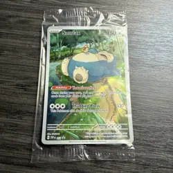 Pokemon Card Snorlax SVP 051 Scarlet & Violet 151 Black Star Promo NM sealed - Image 1