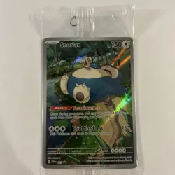 Pokemon Card Snorlax SVP 051 Scarlet & Violet 151 Black Star Promo NM sealed - Image 1