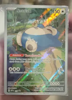 Pokemon Card Snorlax SVP 051 Scarlet & Violet 151 Black Star Promo NM sealed - Image 1
