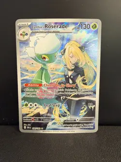2025 Pokemon Cynthia's Roserade IR 184/182 DRI Destined Rivals NM - Image 1