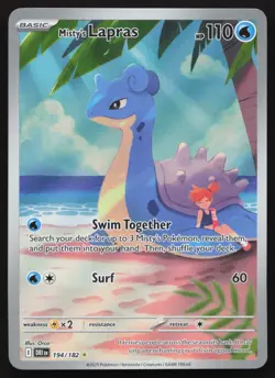 Misty's Lapras #194 Destined Rivals Pokemon Card - Image 1