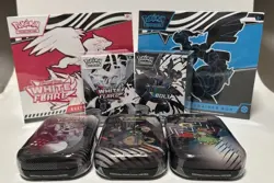NEW Pokemon Lot Elite Trainer Box White Flare Black Bolt Booster Bundles Pokemon - Image 1