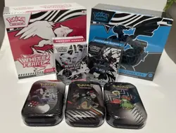 NEW Pokemon Lot Elite Trainer Box White Flare Black Bolt Booster Bundles Pokemon - Image 2