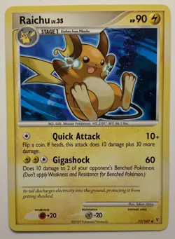 MINT Pokemon Tcg Raichu Supreme Victors 77/147 Platinum rare pokemon - Image 1