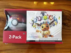 POKEMON TCG PRISMATIC EVOLUTIONS ELITE TRAINER BOX ETB POKEBALL SAMS CLUB PAIR - Image 1