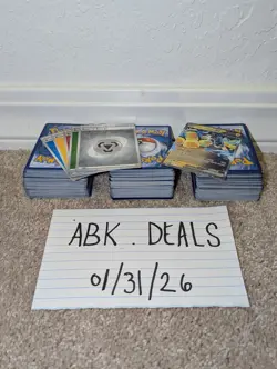 Pokemon TCG Bulk Lot of 300 Common/Uncommon + 1 Bonus EX - Image 1