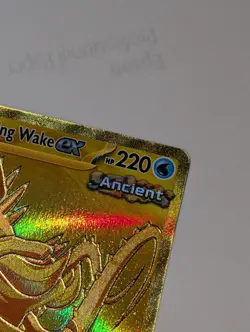 Pokemon TCG Walking Wake EX 178/131 Hyper Rare Gold Holo Prismatic Evolutions NM - Image 3