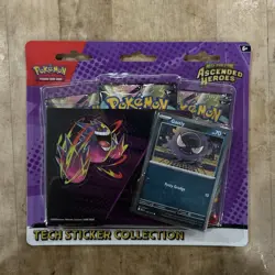 Pokemon Ascended Heroes Tech Sticker Collection Gastly - New, Sealed - Image 1