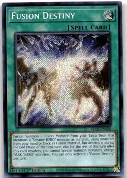 Yugioh Fusion Destiny Secret Rare BLCR 1st Edition Nm - Image 1
