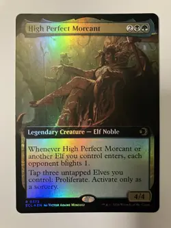 High Perfect Morcant ~ Foil Extended Art ~ Lorwyn Eclipsed ~ Mtg - Image 1