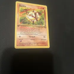 Mankey 1st Edition - 55/64 Jungle Set - Pokemon TCG 1999 WOTC Vintage - Image 2
