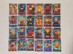 Pokemon Pikachu Cosplay Cards lot of 24. Pop Culture. Star Wars, Gremlins & More - Image 1