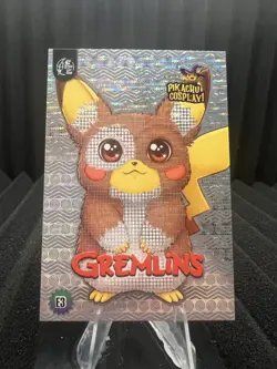 Gremlins (Pikachu) #E3 - Silver Holo Box Hit Electric Pikachu Cosplay - Pokemon - Image 1