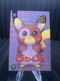 Gremlins (Pikachu) #E3 - Pink Holo Box Hit Electric Pikachu Cosplay - Pokemon - Image 1