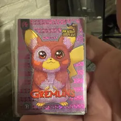 Gremlins (Pikachu) #E3 - Purple Holo Box Hit Electric Pikachu Cosplay - Pokemon - Image 1