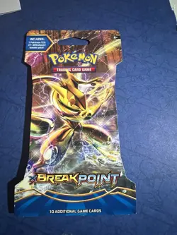 Pokemon XY Breakpoint Sleeved Booster Pack x1- New/ Factory Sealed - Image 1