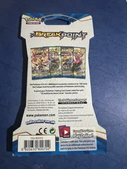 Pokemon XY Breakpoint Sleeved Booster Pack x1- New/ Factory Sealed - Image 2
