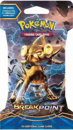 Pokemon XY Breakpoint Sleeved Hanger Booster Pack Sealed - Image 1