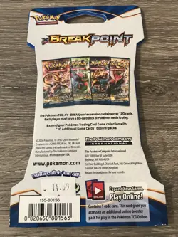 Pokemon XY Breakpoint Sleeved Booster Pack - New/Factory Sealed - Image 2