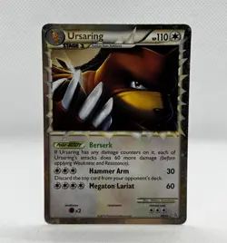 Pokemon TCG Ursaring Prime HSUnleashed 89/95 Holo Holo Rare Prime - Image 2