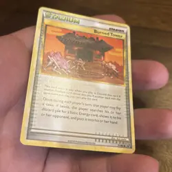 Burned Tower Stadium Trainer Pokemon HeartGold & SoulSilver Undaunted #71 2010 - Image 4