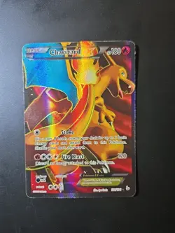 Pokemon TCG Charizard EX Full Art Holo Card 100/106 Flashfire Ultra Rare - Image 1