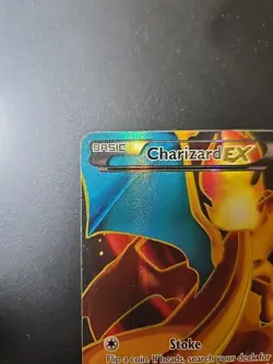 Pokemon TCG Charizard EX Full Art Holo Card 100/106 Flashfire Ultra Rare - Image 5