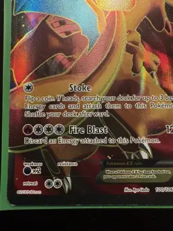 Pokemon TCG Charizard EX Flashfire Full Art Ultra Rare Holo Card 100/106 - Image 4