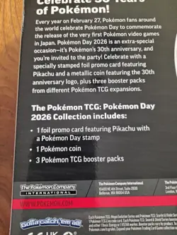 Pokemon TCG: Pokemon Day 2026 Collection Box - 30th Anniversary - Lot of 2 - Image 3