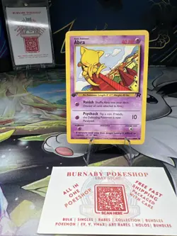 Abra 49/82 Team Rocket 1st Edition WOTC Vintage Pokemon TCG Card - Image 1