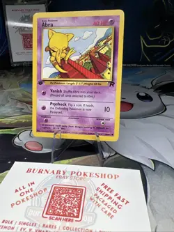 Abra 49/82 Team Rocket 1st Edition WOTC Vintage Pokemon TCG Card - Image 4