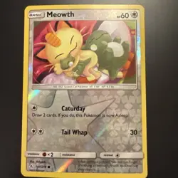 Meowth 147/214 Unbroken Bonds LP (Reverse Holo and non Holo) Pokemon Card TCG - Image 2