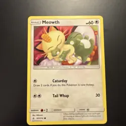 Meowth 147/214 Unbroken Bonds LP (Reverse Holo and non Holo) Pokemon Card TCG - Image 3