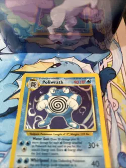 Poliwrath Base Set Pokemon TCG Card 13/102 Unlimited Holo Rare - Image 2