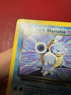 Dark Blastoise 20/82 Non Holo Rare Team Rocket Pokemon Card LP - Image 3