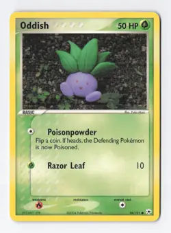Oddish 68/101 Common Regular Hidden Legends Vintage Pokemon TCG Card LP - Image 1