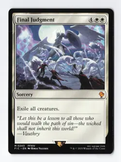 Final Judgment Normal M Final Fantasy MTG Magic the Gathering Card NM - Image 1