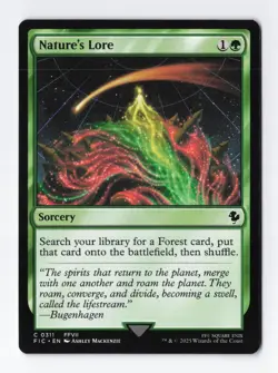 Nature's Lore Normal C Final Fantasy MTG Magic the Gathering Card NM - Image 1