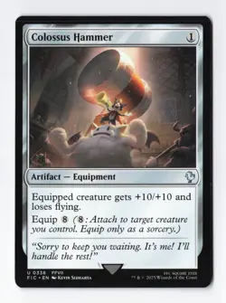 Colossus Hammer Normal U Final Fantasy MTG Magic the Gathering Card NM - Image 1