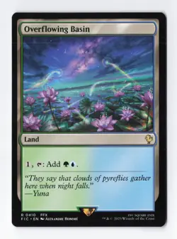 Overflowing Basin Normal R Final Fantasy MTG Magic the Gathering Card NM - Image 1