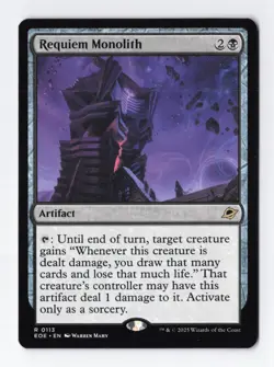 Requiem Monolith Regular Rare 113 Edge of Eternities MTG Card NM - Image 1