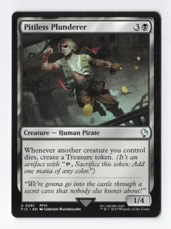 Pitiless Plunderer Normal U Final Fantasy MTG Magic the Gathering Card NM - Image 1