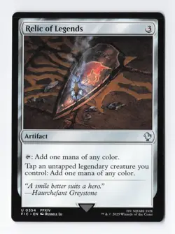 Relic of Legends Normal U Final Fantasy MTG Magic the Gathering Card NM - Image 1