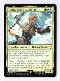 Tidus, Yuna's Guardian Foil M Final Fantasy MTG Magic the Gathering Card NM - Image 1