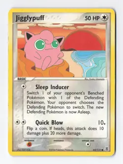 Jigglypuff 65/112 Regular Common EX FireRed & LeafGreen Pokemon TCG Card MP - Image 1