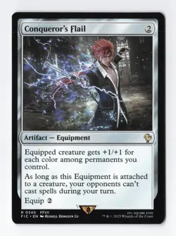 Conqueror's Flail Normal R Final Fantasy MTG Magic the Gathering Card NM - Image 1