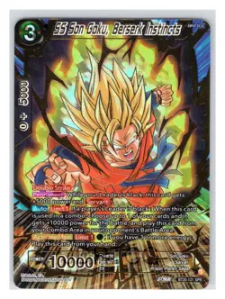 Dragon Ball Super Card BT20-121 SPR SS Son Goku, Berserk Instincts - Image 1